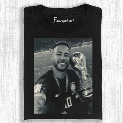 VINTAGE FUSSBALLSTAR USED-GRAFIK-T-SHIRT