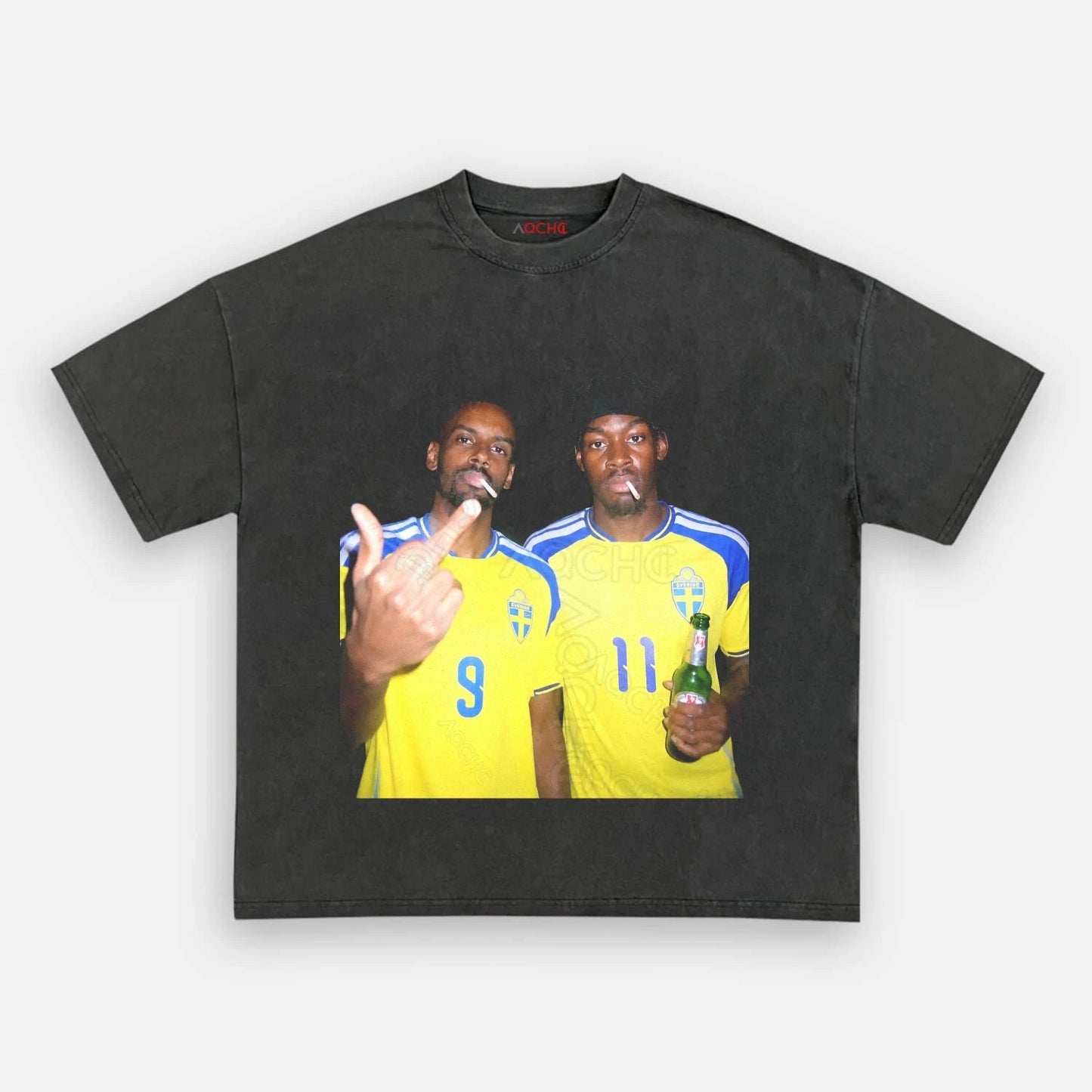 Sweden Football Style Tee 2.6