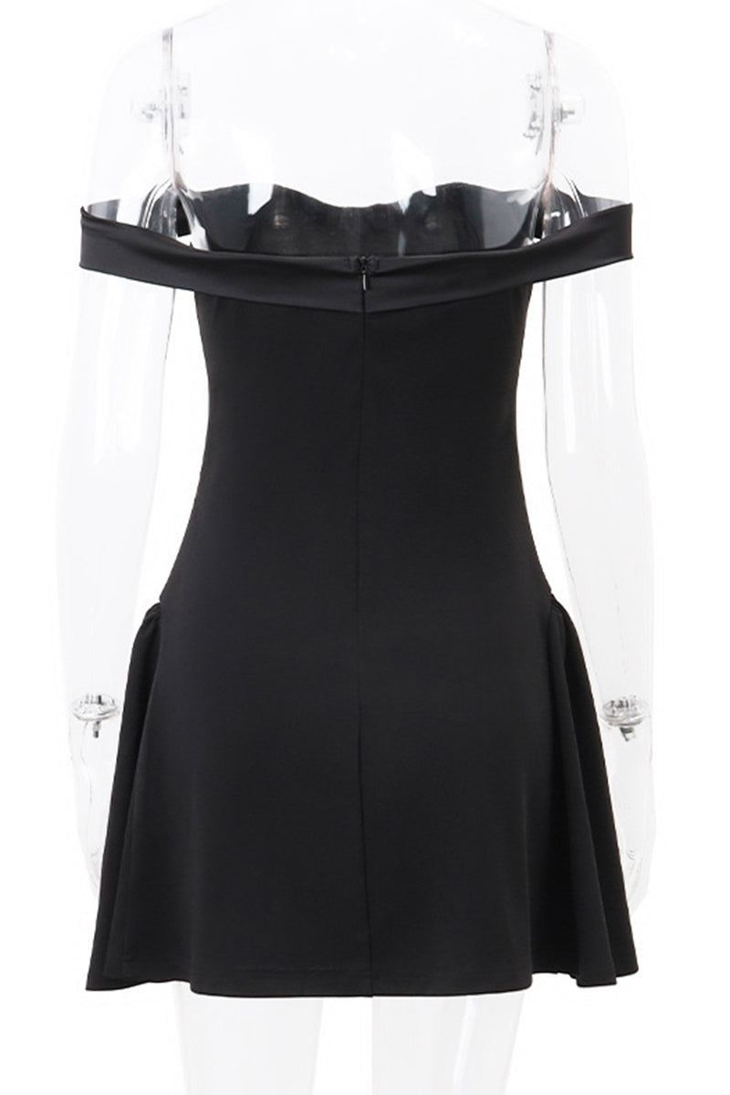 Sexy Party Backless Off Shoulder A Line Dresses