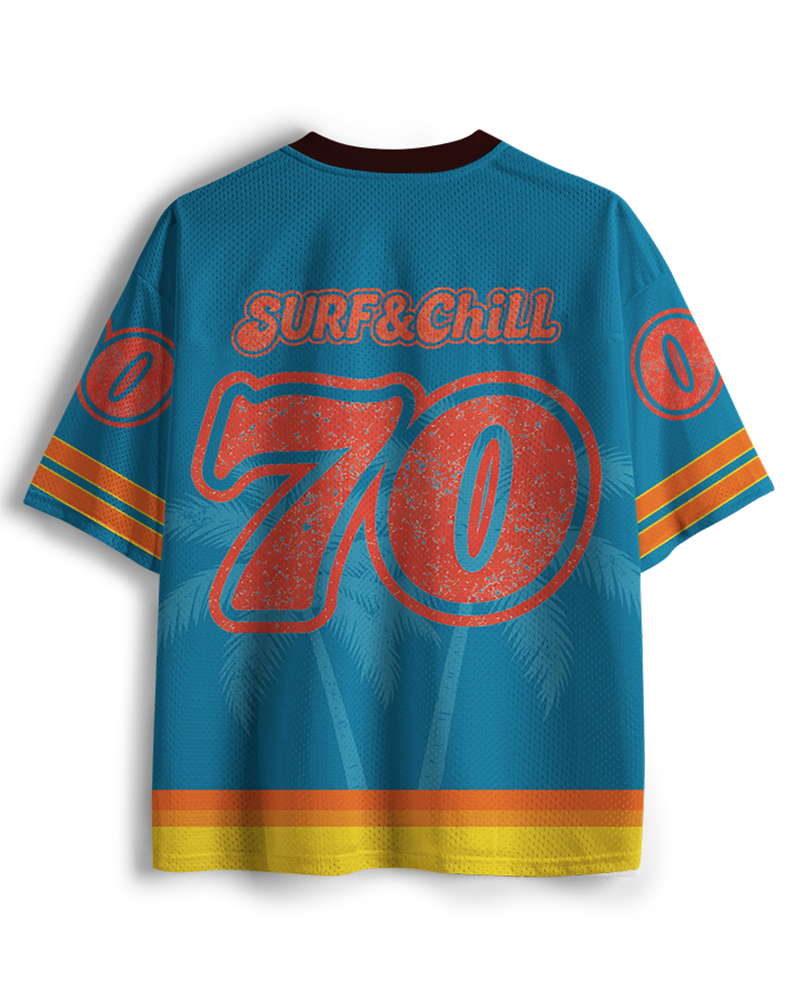 TheRetroTee Not Today Satan Mesh Jersey