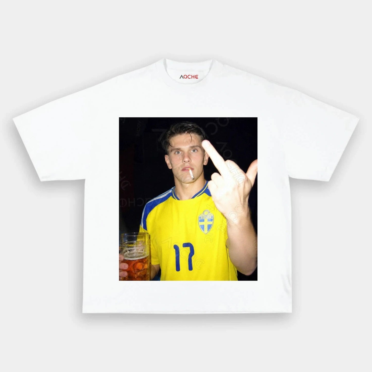Tee style football Suède 9