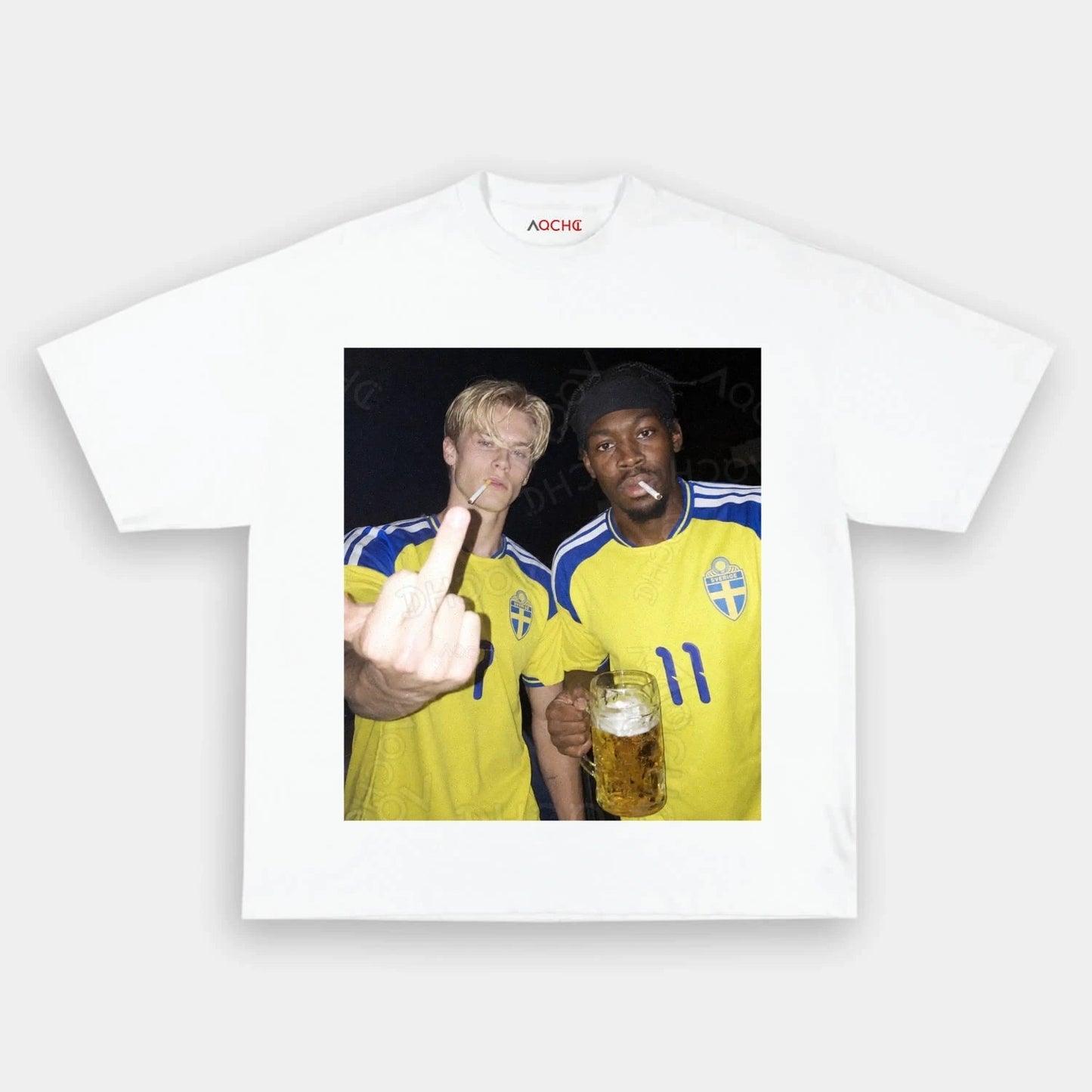 Sweden Football Style Tee 3.2
