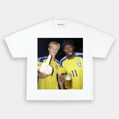 Sweden Football Style Tee 3.2