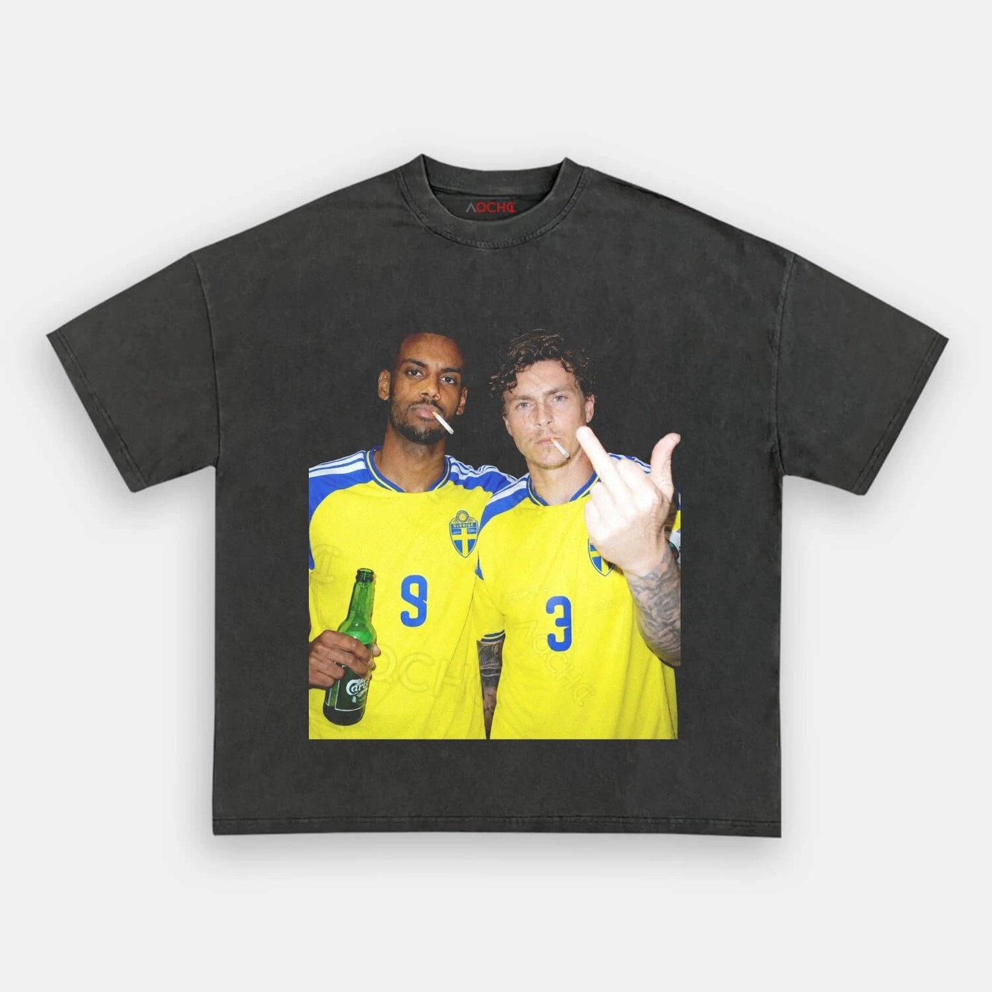 Sweden Football Style Tee 2.2