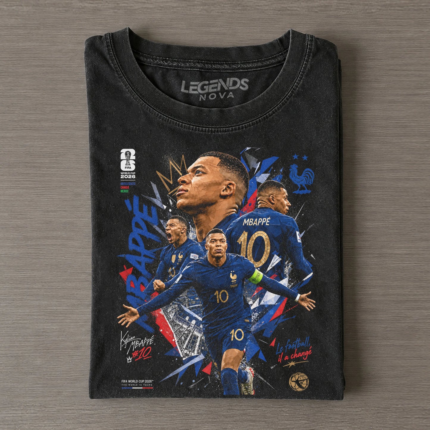 Kylian Mbappé France 2026 World Cup Vintage T-Shirt