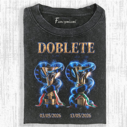 DUAL TROPHY TEXT ARTWORK TEE