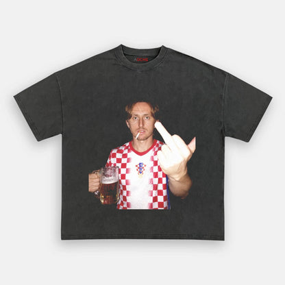 Croatia Football Style Tee