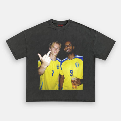 Sweden Football Style Tee 2.3