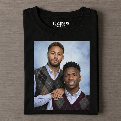 Neymar & Vinícius Júnior Vintage T-shirt
