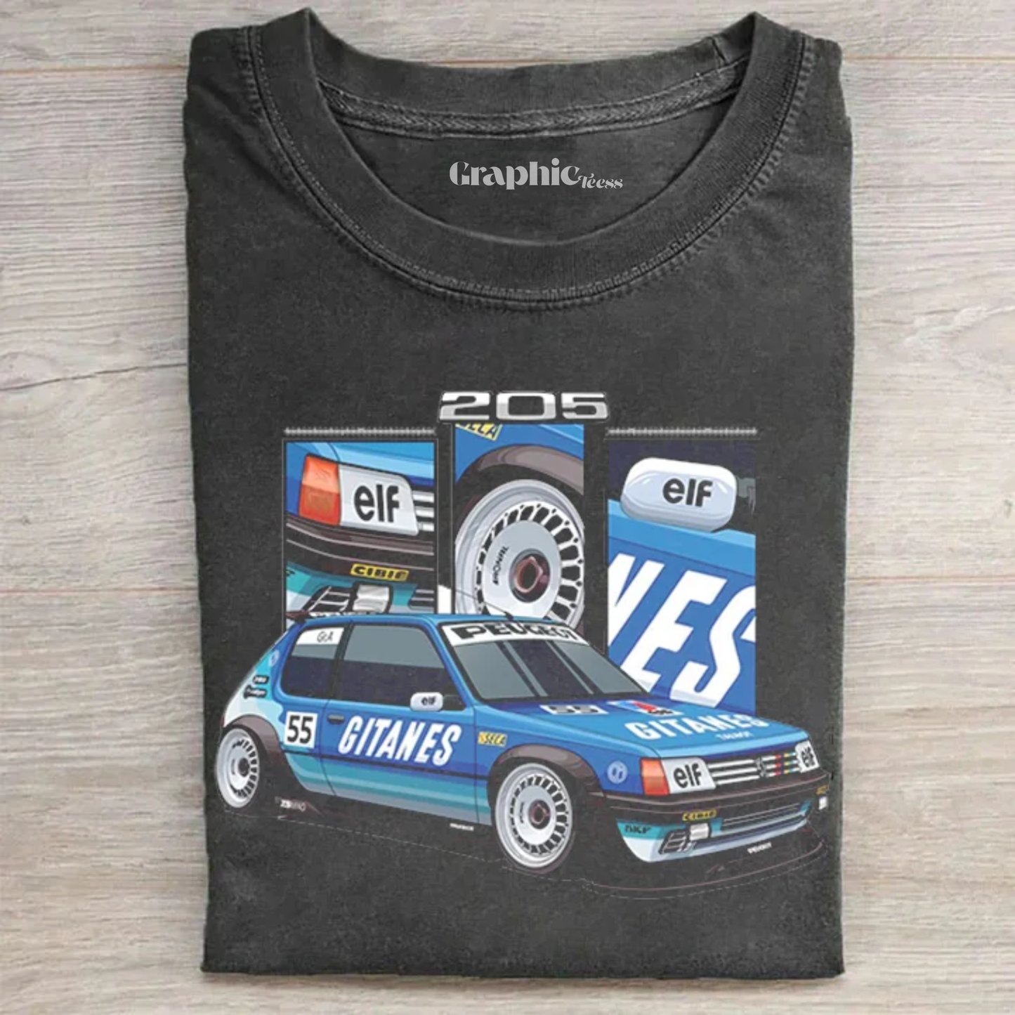 Peugeot 205 illustration Tee
