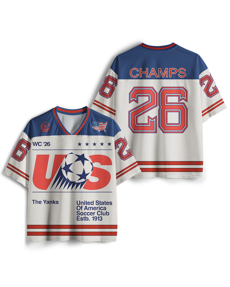 TheRetroTee 1913 United States Fan 1990s Mesh Jersey