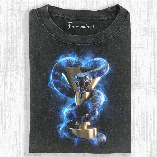 VINTAGE FOOTBALL CHAMP DISTRESSED GRAPHIC TEE