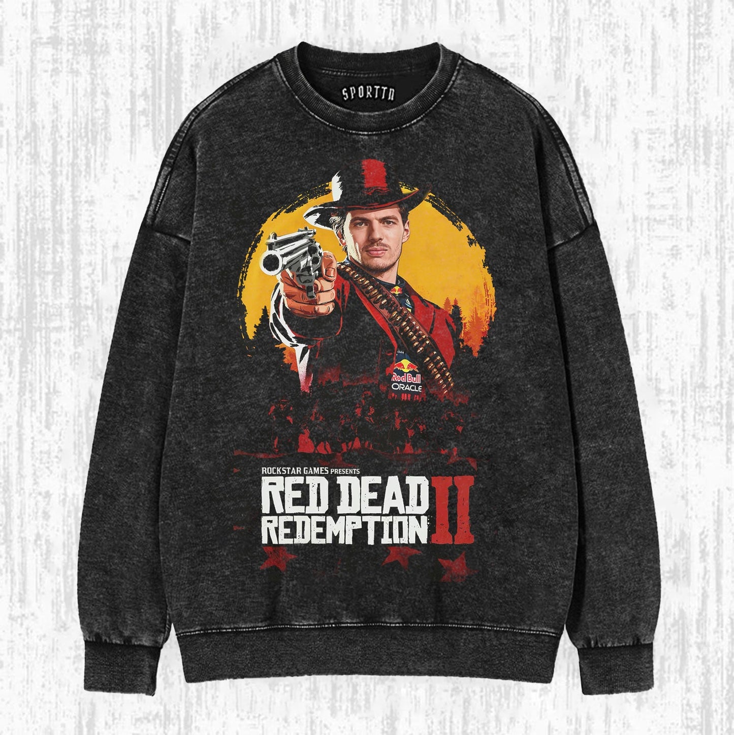 MAX VERSTAPPEN&RED DEAD REDEMPTION 2 TEE/SWEATSHIRT/HOODIE