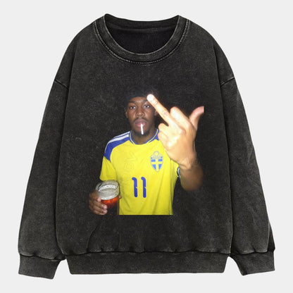 Sweden Football Style Tee 8