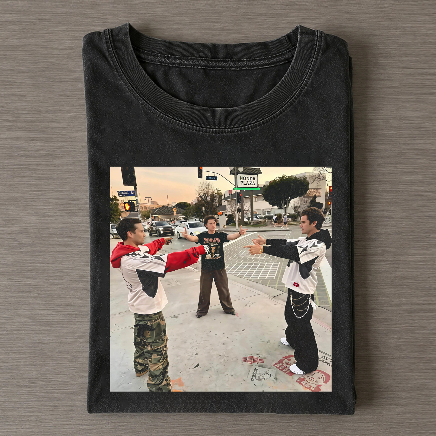 Vintage Superhero Style Graphic T-Shirt V4