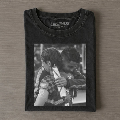 Modrić & Ronaldo Final Football Hug Memorial T-shirt