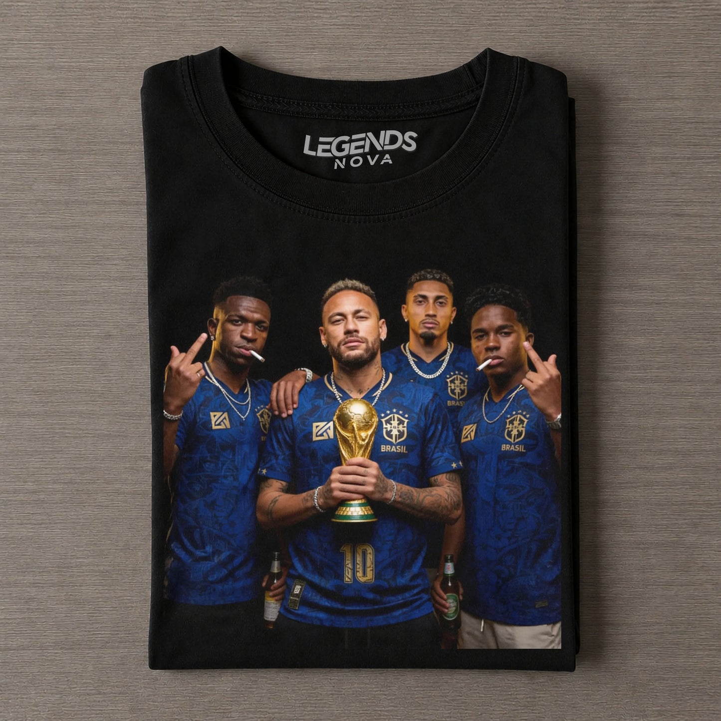 Brasil The Boys Football Print T-Shirt