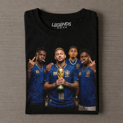 Brasil The Boys Football Print T-Shirt