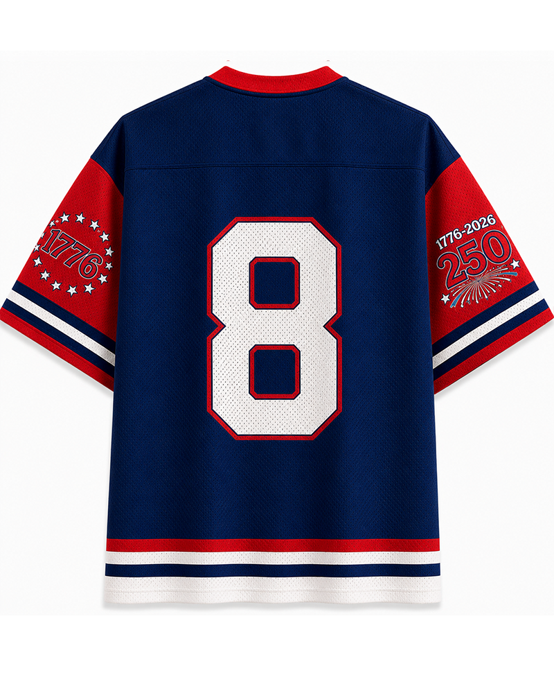 TheRetroTee Babes Love Independence Vintage Netz Trikot