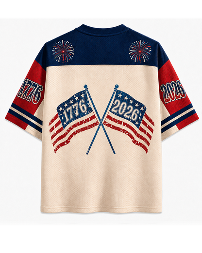 TheRetroTee Nous sommes tous unis pour la liberté Maillot vintage en maille