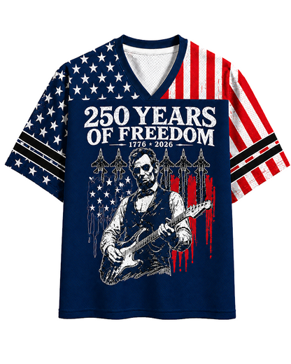 TheRetroTee 250 Years of Freedom Retro Mesh Jersey
