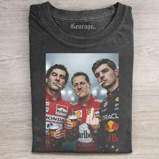 F1 Three Kings Together:Senna & Michael Schumacher & Lewis Hamilton T-shirt