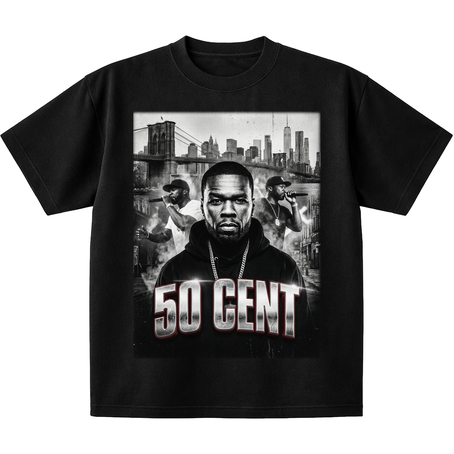 50 Cent Grafik-T-Shirt