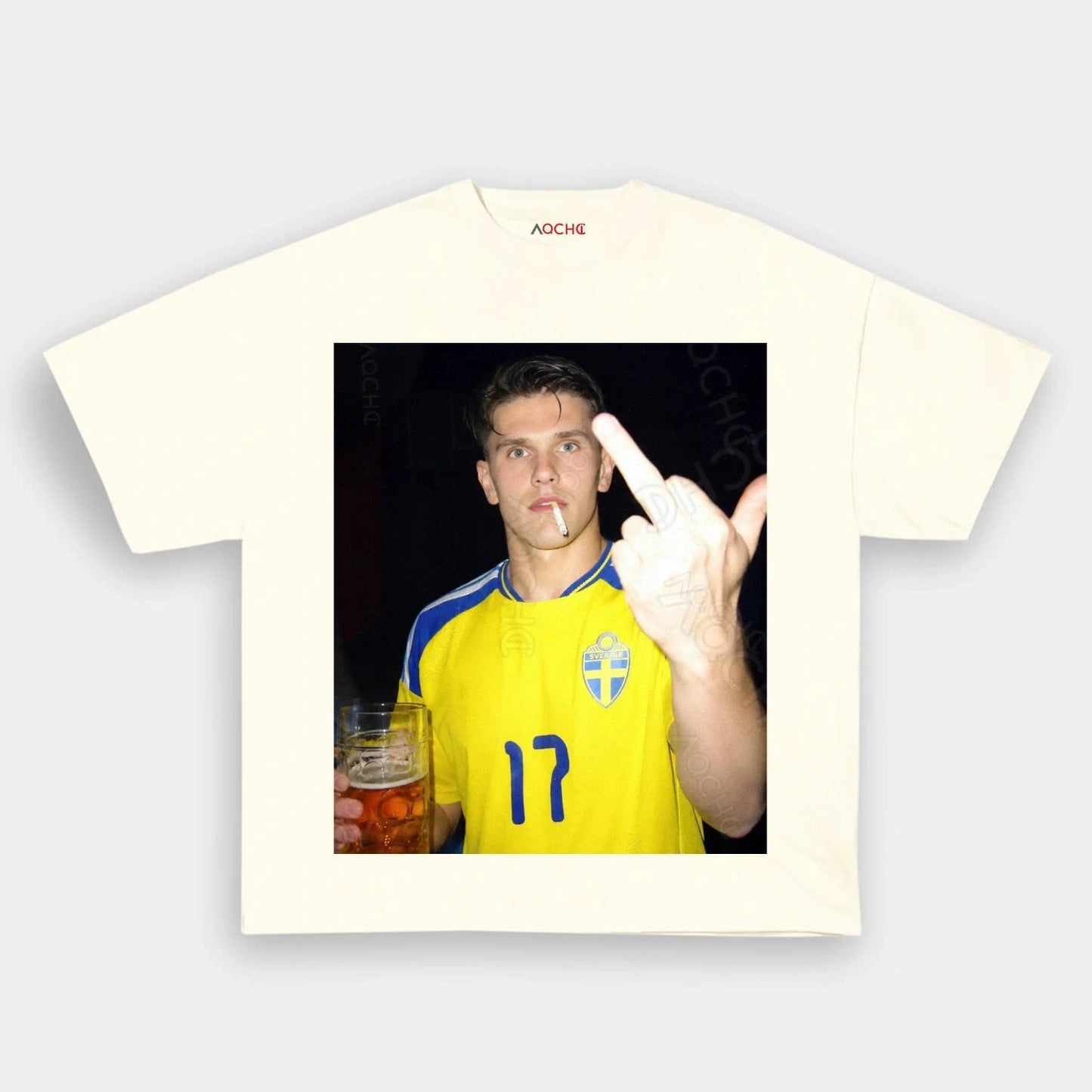Tee style football Suède 9
