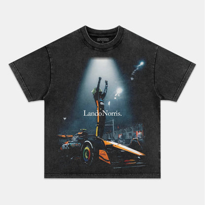 LANDO NORRIS 2025 WORLD CHAMPION V4 TEE