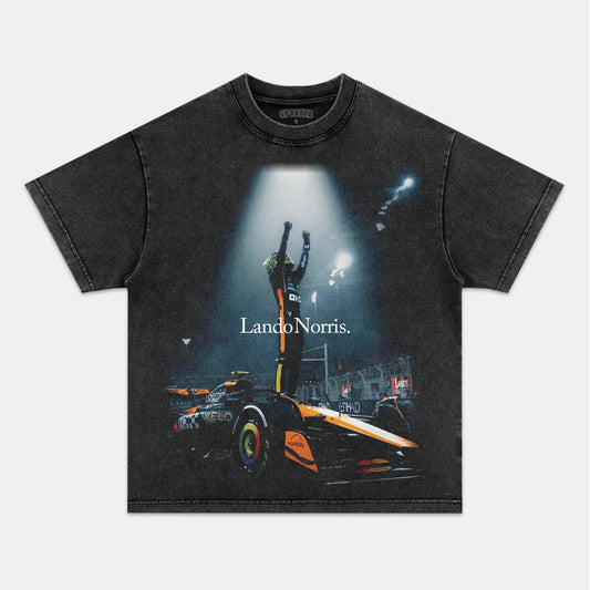 LANDO NORRIS 2025 WORLD CHAMPION V4 TEE