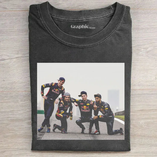 Max Verstappen x Carlos Sainz x Daniil Kyvat x Daniel Ricciardo T-Shirt