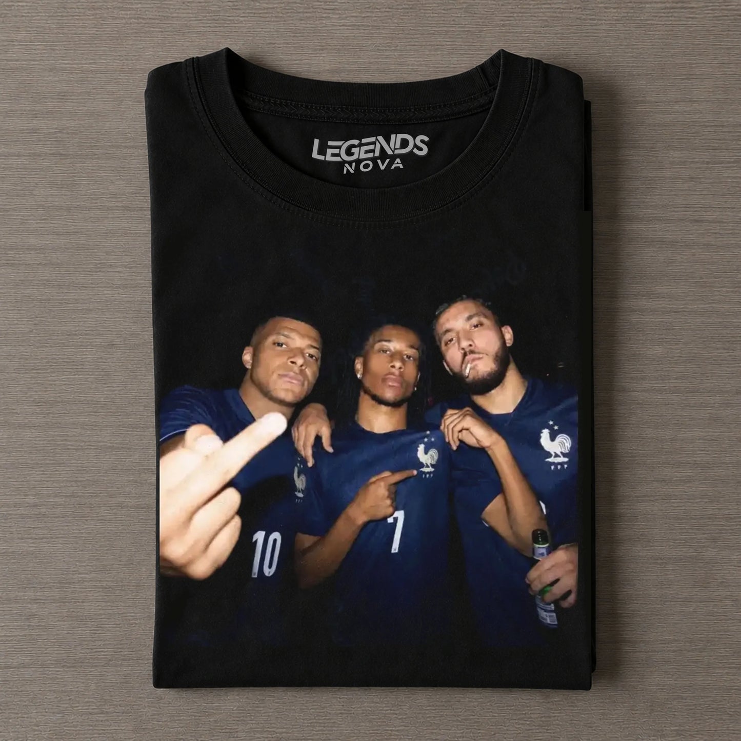 Kylian Mbappé & Michael Olise & Rayan Cherki France Team Tee