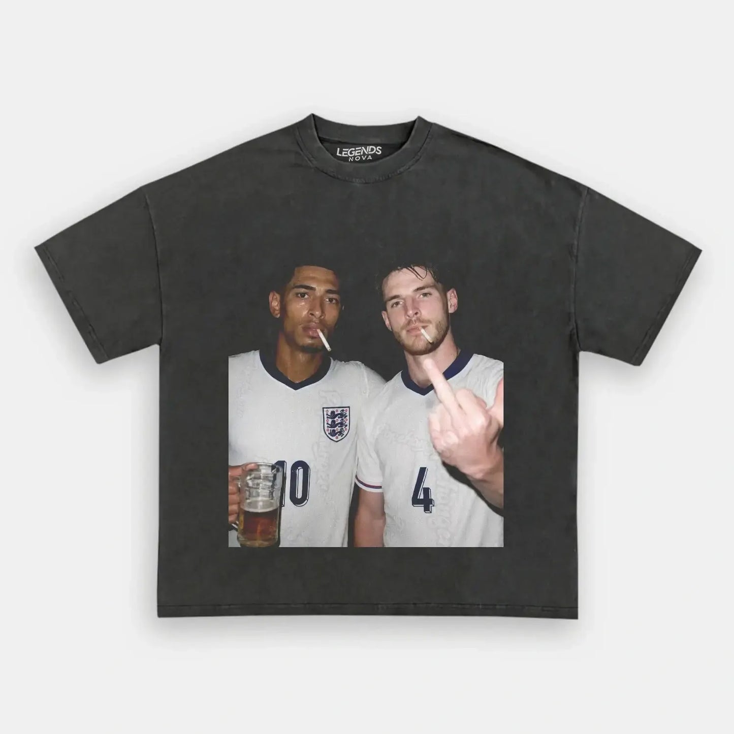 T-shirt Angleterre Jude Bellingham et Declan Rice