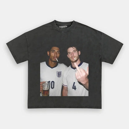 T-shirt Angleterre Jude Bellingham et Declan Rice