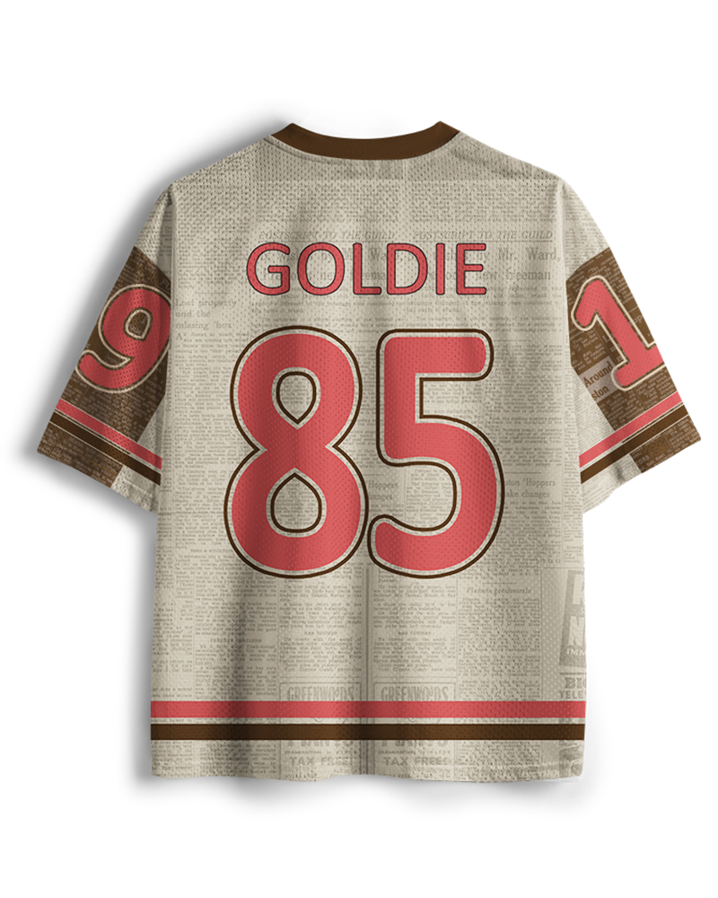 TheRetroTee Bürgermeister Goldie Wilson wiederwählen 1980er Mesh-Trikot