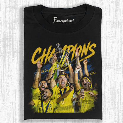 VINTAGE YELLOW KIT FOOTBALL CHAMP DISTRESSED TEE