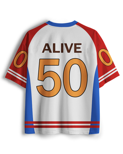 TheRetroTee Was für eine beschissene Zeit zum Leben 1970er Mesh Jersey
