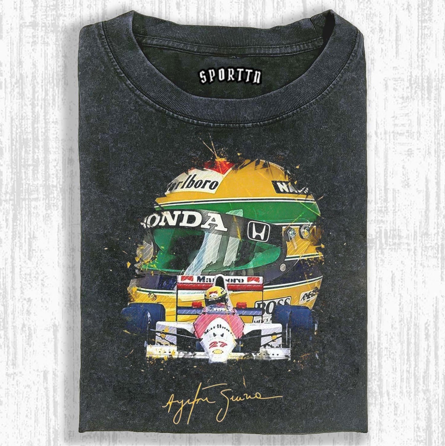 Ayrton Senna T-Shirt/Sweatshirt/Kapuzenpullover