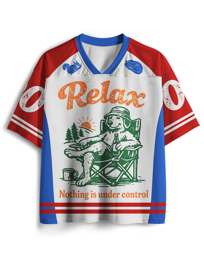 TheRetroTee Nothing Is Under Control 1970s Mesh Jersey