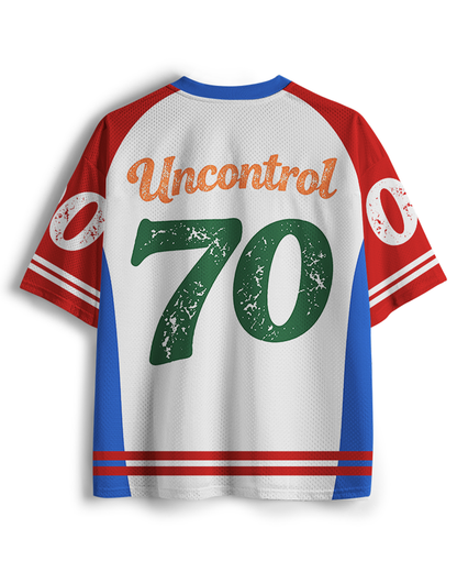 TheRetroTee Nothing Is Under Control 1970s Mesh Jersey