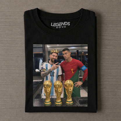 Vintage Messi & Ronaldo T-Shirt