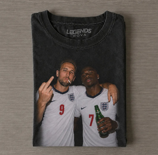 Harry Kane & Saka England 2026 Vintage Tee