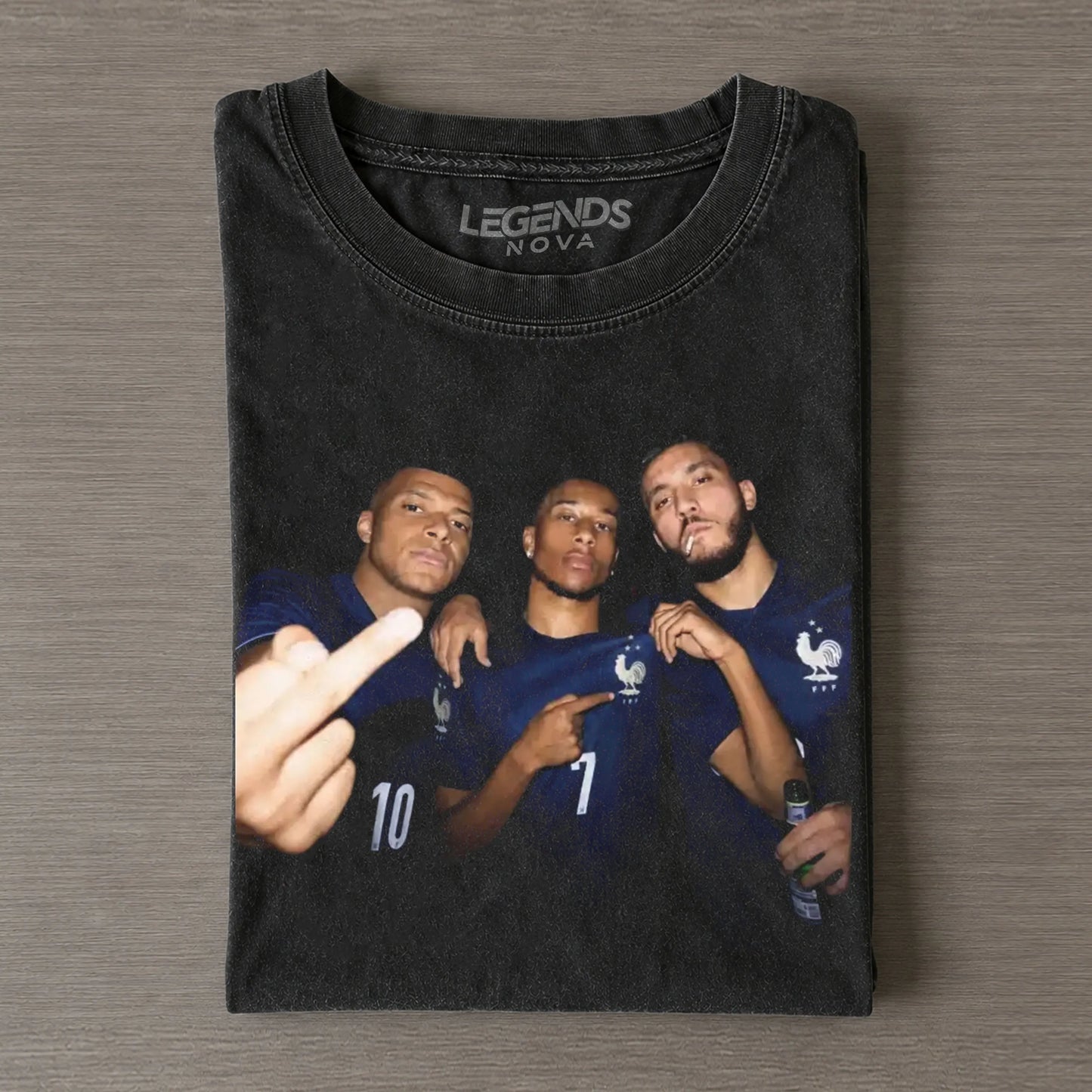 Kylian Mbappé & Michael Olise & Rayan Cherki France Team Tee