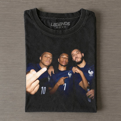 Kylian Mbappé & Michael Olise & Rayan Cherki France Team Tee