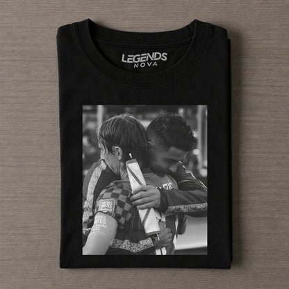 Modrić & Ronaldo Final Football Hug Memorial T-shirt
