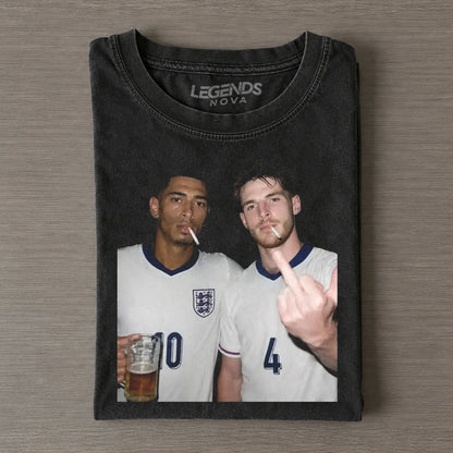 T-shirt Angleterre Jude Bellingham et Declan Rice