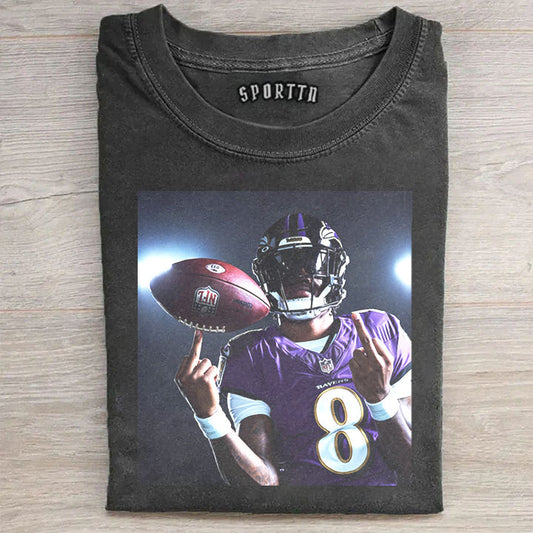 Lamar Jackson NFL #8 T-shirt
