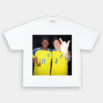 Sweden Football Style Tee 3.1