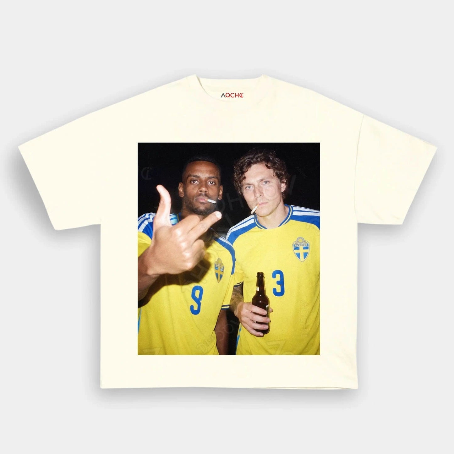 Sweden Football Style Tee 2.1