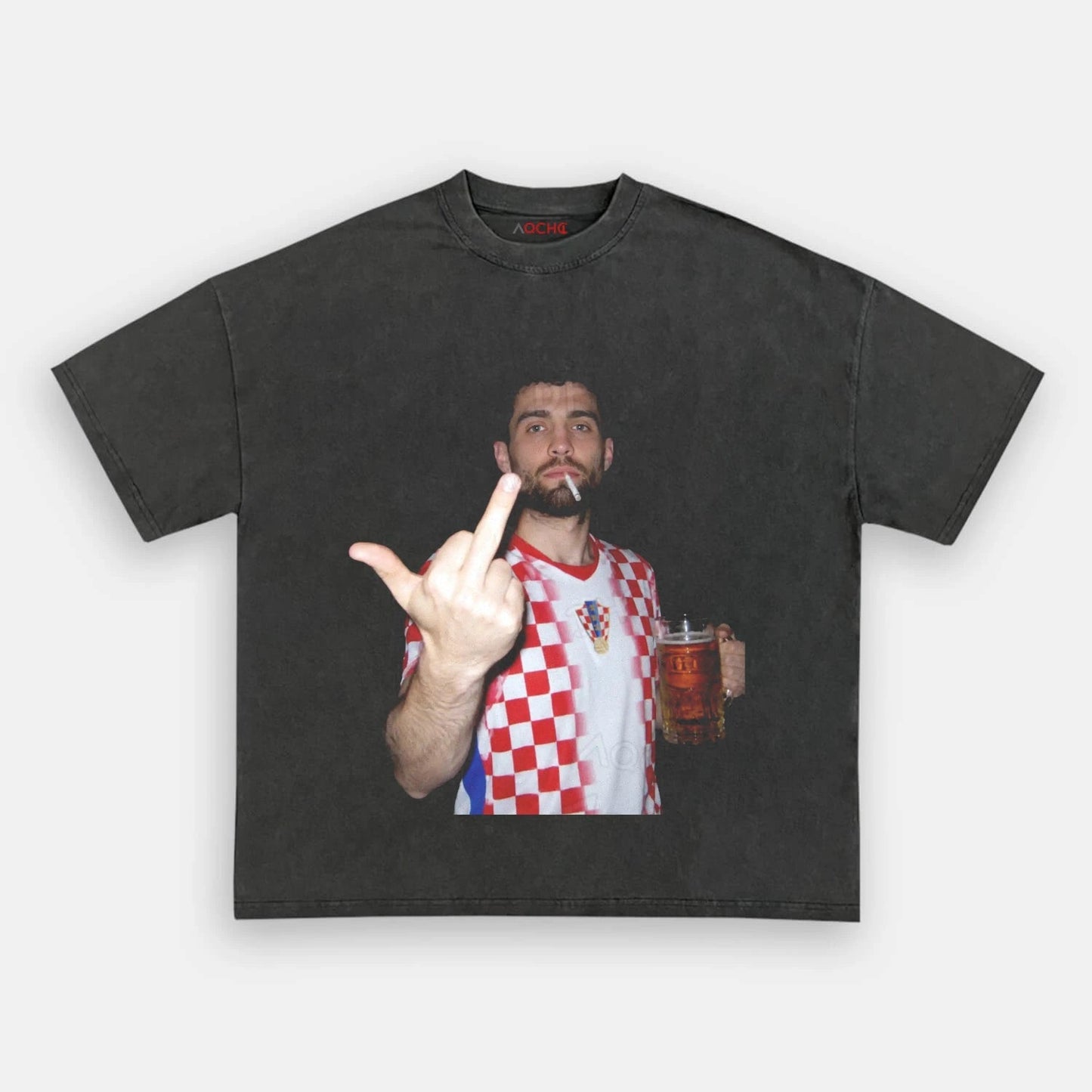 Kroatien Fußball T-Shirt im Style
